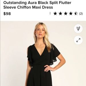 Lulu’s size XL black dress